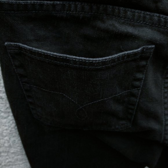 Lauren Jeans Co Women's 2 Classic Black Bootcut Jeans 28.25" 29.25" 9.25" - Picture 2 of 12